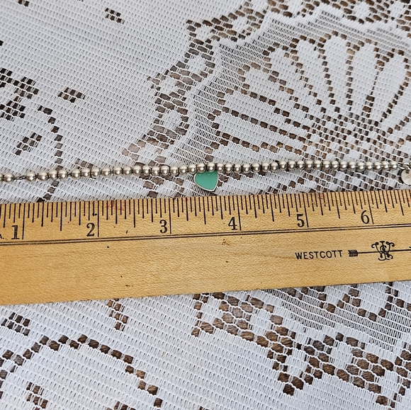 Tiffany & Co. Blue Heart Tag Bracelet - Picture 6 of 8